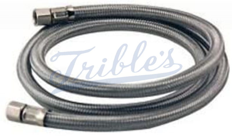6' Long Stainless Steel Braided Refrigerator Water Supply Line